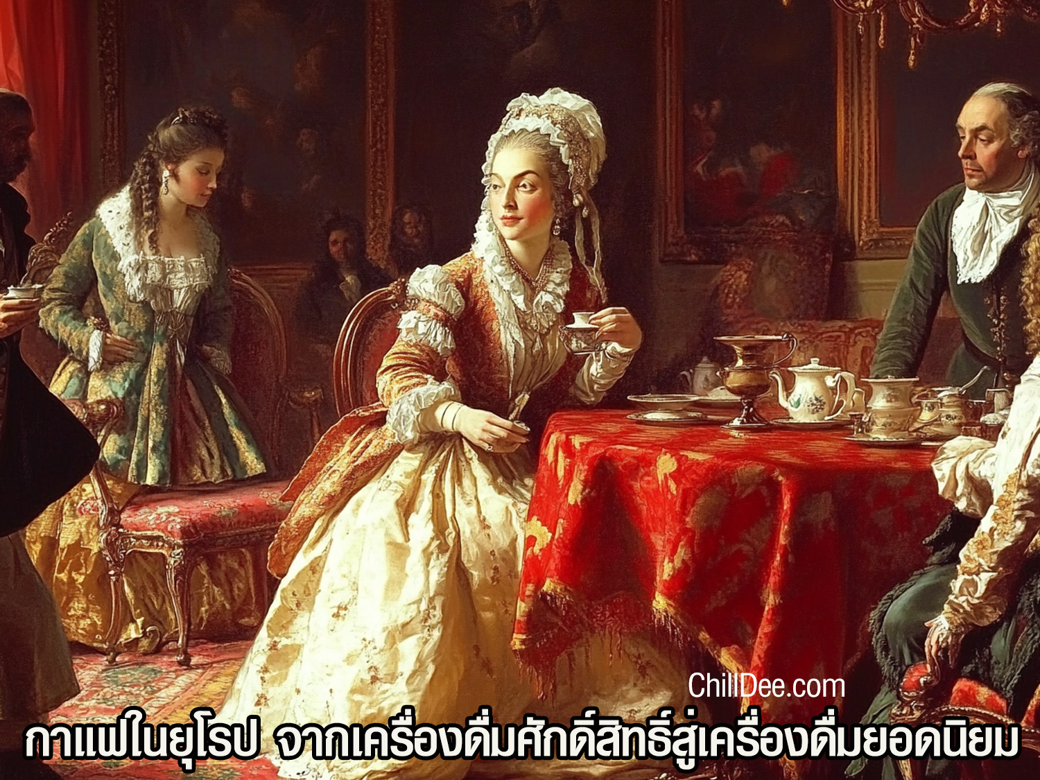 กาแฟในยุโรป จากเครื่องดื่มศักดิ์สิทธิ์สู่เครื่องดื่มยอดนิยม