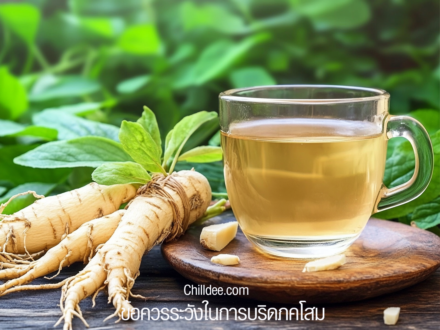 ข้อควรระวังในการบริโภคโสม